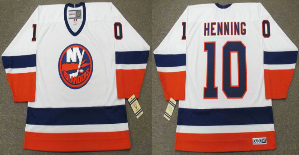 2019 Men New York Islanders #10 Henning white CCM NHL jersey